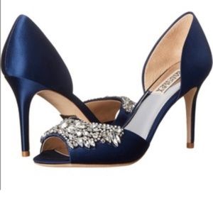 Badgley Mischka Candance Satin Heels
